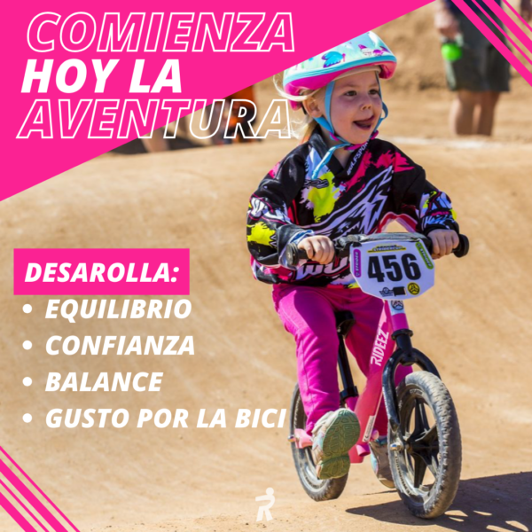 RZ002 | Rideez Bicicleta de Equilibrio Bici de Balance Sin Pedal para Niño Niña 2-5 años - Rosa - Image 3