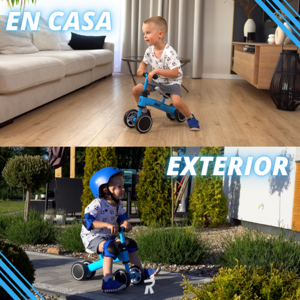 RZ004 | Rideez Bici de Equilibrio Bicicleta de balance sin pedales para Niño o Niña - Azul - Image 6
