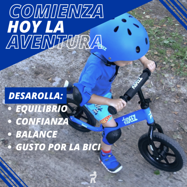 RZ002 | Rideez Bicicleta de Equilibrio Bici de Balance Sin Pedal para Niño Niña 2-5 años - Azul - Image 3