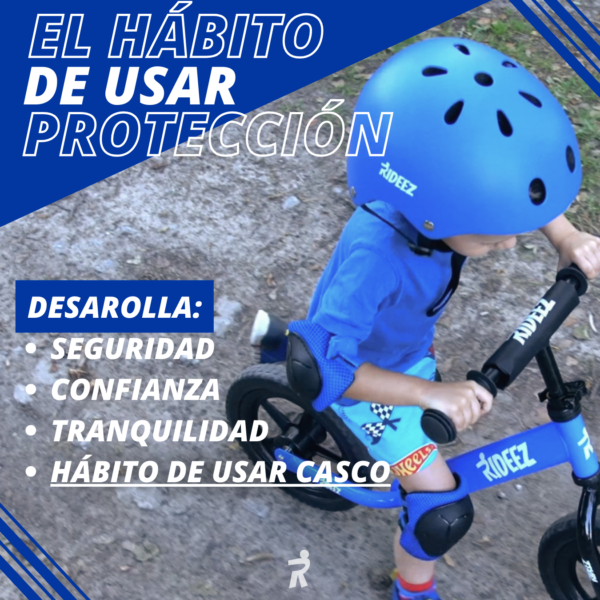 Rideez | Casco Infantil para Bicicleta de Equilibrio - Azul - Image 3