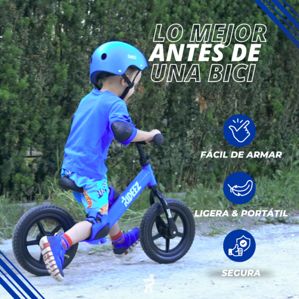 RZ002 | Rideez Bicicleta de Equilibrio Bici de Balance Sin Pedal para Niño Niña 2-5 años - Azul - Image 5