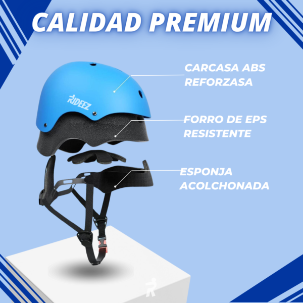 Rideez | Casco Infantil para Bicicleta de Equilibrio - Azul - Image 5