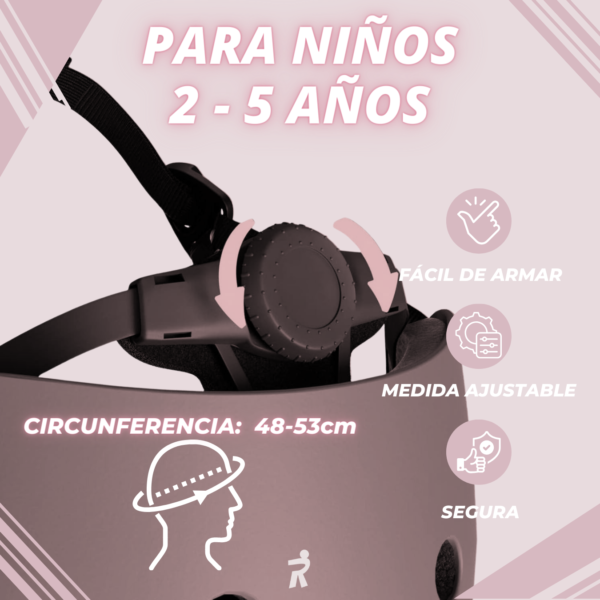 Rideez | Casco Infantil para Bicicleta de Equilibrio - Rosa - Image 6