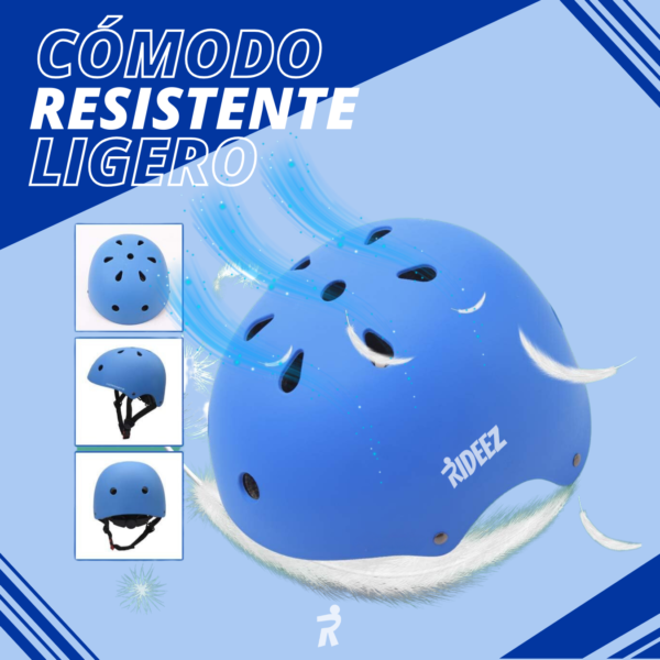 Rideez | Casco Infantil para Bicicleta de Equilibrio - Azul - Image 7