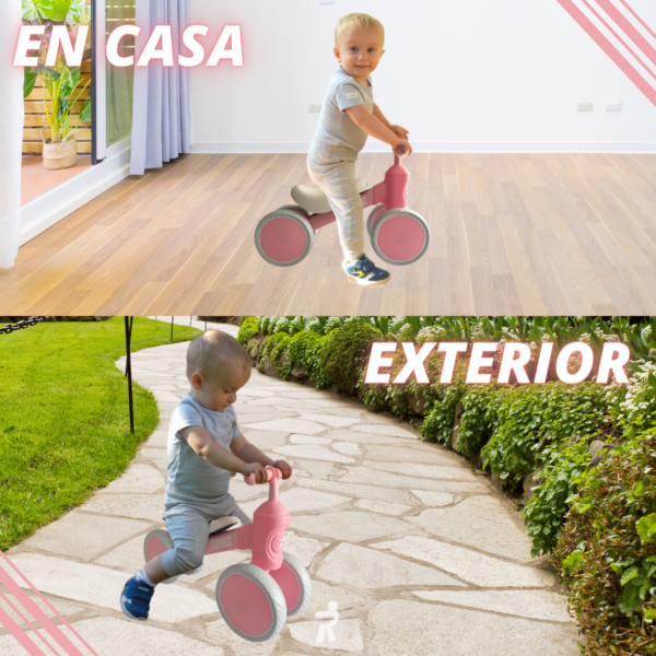 RZ001 | Rideez Bici de Equilibrio Bicicleta de Balance sin pedales para Niño o Niña - Rosa - Image 8