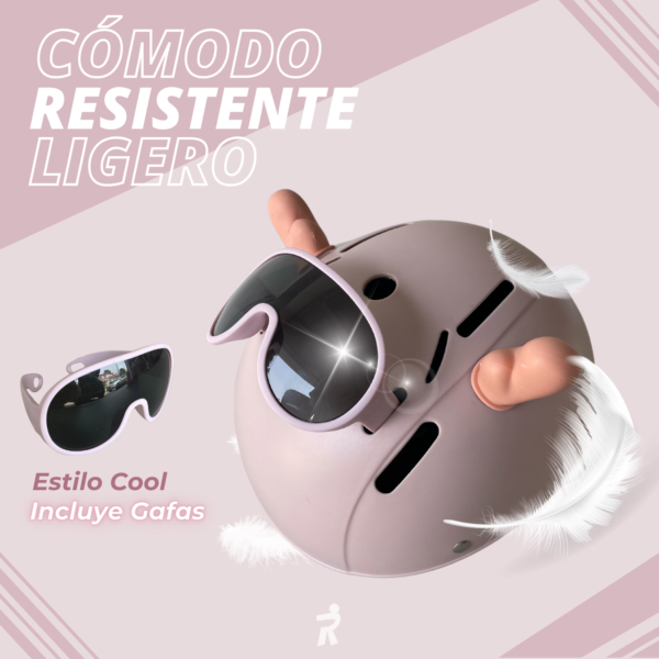 Rideez | Casco Infantil para Bicicleta de Equilibrio - Rosa - Image 7