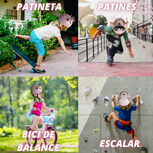 Rideez | Casco Infantil para Bicicleta de Equilibrio - Rosa - Image 8